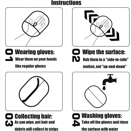 FurGone ProSwipe™ Premium Pet Hair Removal Glove
